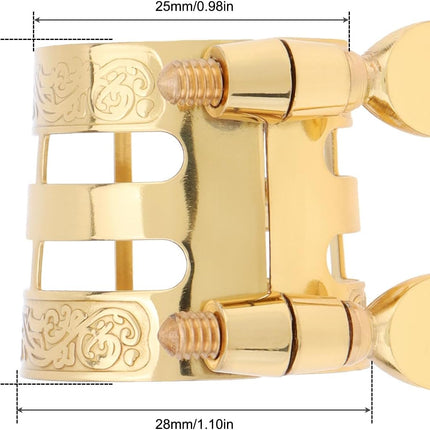 Universal Gold Alto Saxophone Mouthpiece Ligature