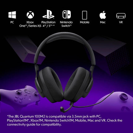Quantum 100M2 - Wired Over-Ear Gaming Headset with omnidirectional — Smart Tech