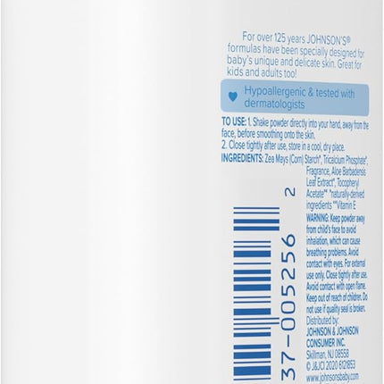 Cornstarch Baby Powder with Aloe & Vitamin E, 1.5 oz