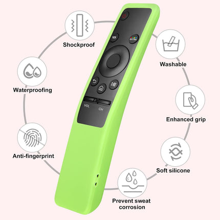SourcetoHome (2 Pack) Cover for Samsung Remote Silicone Protective Case Compatible with Samsung TV Remote Control Cover BN59 Series Glow in The Dark Remote Skin Sleeve - General - detail view 2