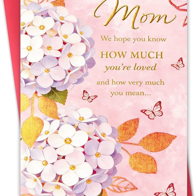 Happy Mother's Day Floral Appreciation Card for Mom