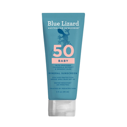 Baby Mineral Sunscreen SPF 50+, Fragrance Free, 3 oz Tube