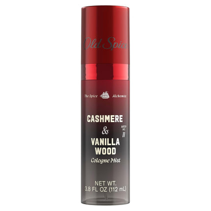 Cashmere + Vanilla Wood Cologne Mist for Men, 3.8 oz
