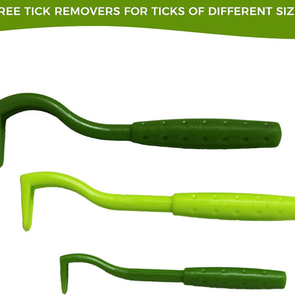 PawHaven RefugioPata TickCheck Tick Remover Value 3 Pack - Tick Remover Tools + Tick — Pet Supplies