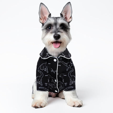 Two-Leg Velvet Pet Pajamas for Small and Medium Dogs and Cats
