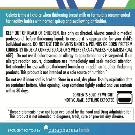Infant Thickener for Breast Milk & Formula, 4.4 oz Jar