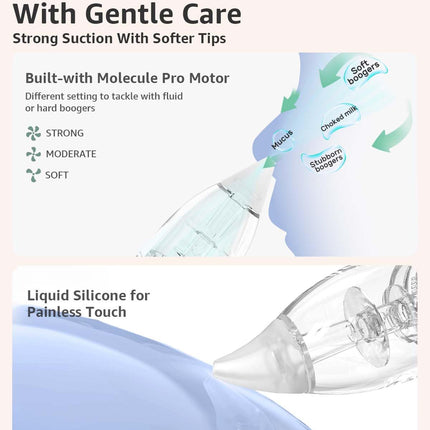 Electric Baby Nasal Aspirator with Music and Light Soothing