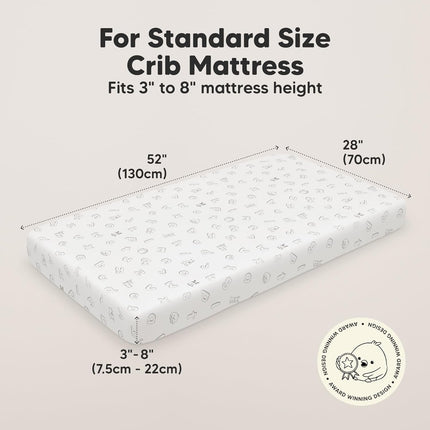LittleNest NidoPequeño KeaBabies 2-Pack Organic Crib Sheets for Boys, Girls — Baby & Toddler