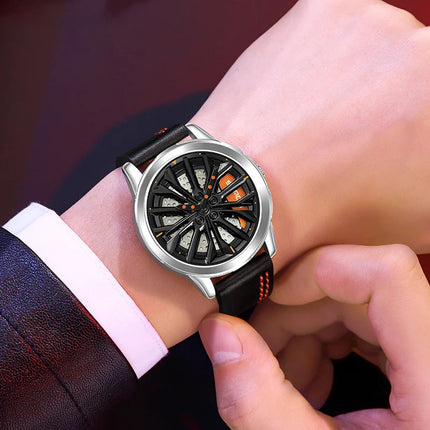 Rim Watch lifestyle shot showcasing versatile casual and formal wear