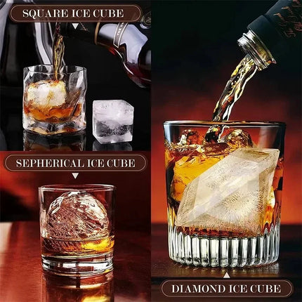 Silicone ice ball mold tray dimensions and size comparison for 2-inch ice balls