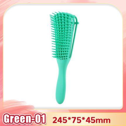 Hair detangling brush suitable for all hair types including curly hair