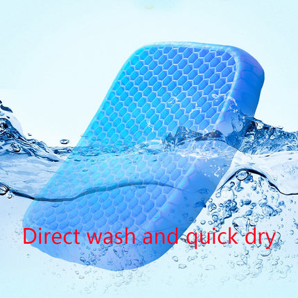 Elastic Gel Cushion lifestyle image showing seated comfort and posture support
