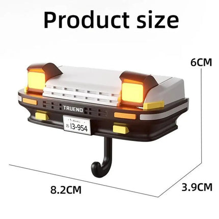 AE86 Car Key Holder angled view highlighting durable construction