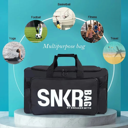 Athletes Sports Bag open view displaying full capacity and internal layout