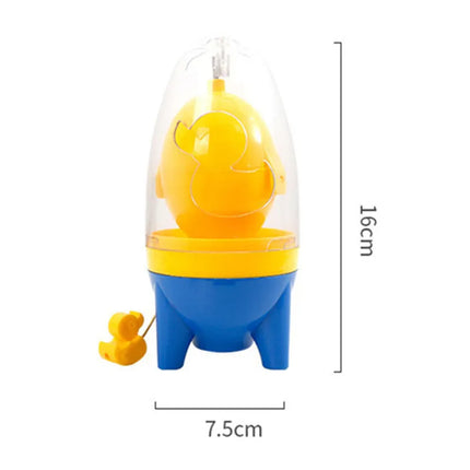 Egg Yolk Mixer Spinner with egg yolk showing smooth blending results