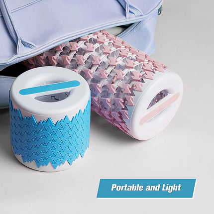 Retractable Massage Roller texture detail for targeted myofascial release