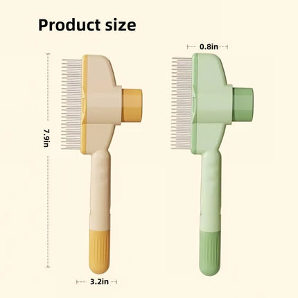 Pet Hair Flea Comb size comparison for small and large breed pets