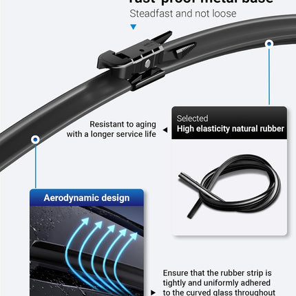 2015-2022 Windshield Wiper Replacement Set