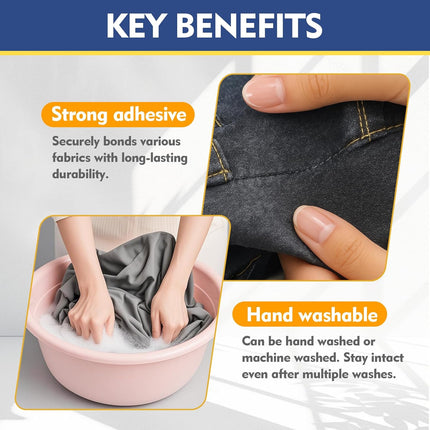 Permanent Clear Fabric Glue for Clothing Repairs