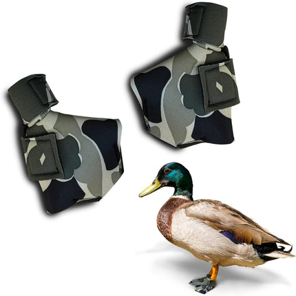 Protective Duck Shoes for Injured Feet - Medium Gray Camouflage