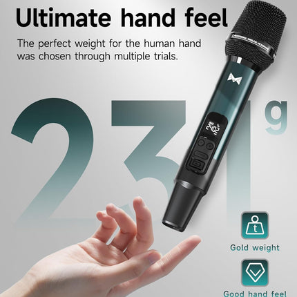 NexWave OndaNex Wireless Microphone, Metal Dynamic Wireless Microphones with One-to-One Chip — Smart Tech