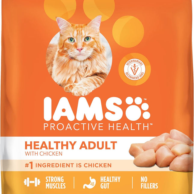 Healthy Adult Dry Cat Food with Chicken, 22 lb Bag