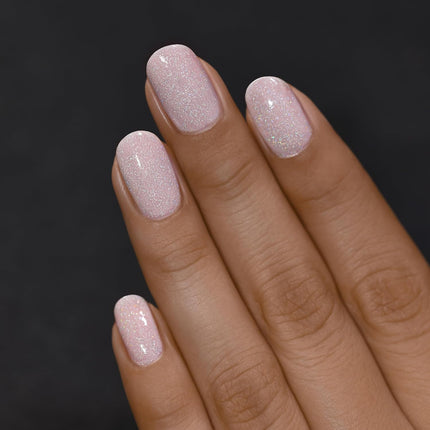Cashmere Pink Holographic Nail Polish
