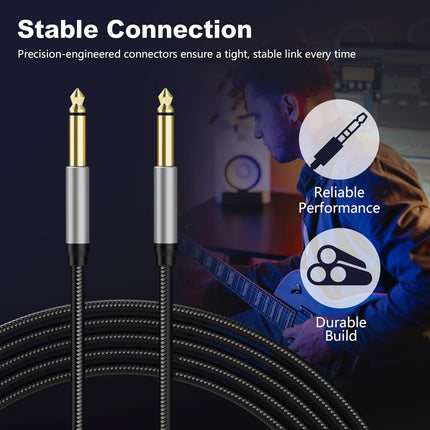 6.35 to 6.35 Nylon Braided Cables
