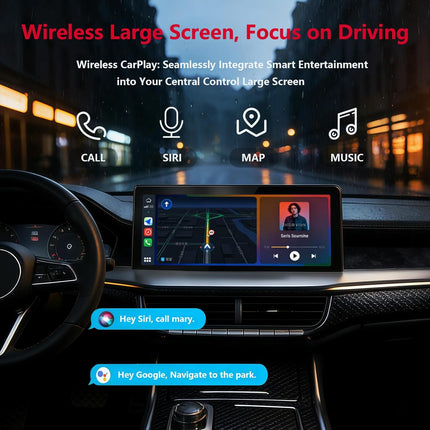 9.03" HD CarPlay Screen for Apple CarPlay & Android Auto