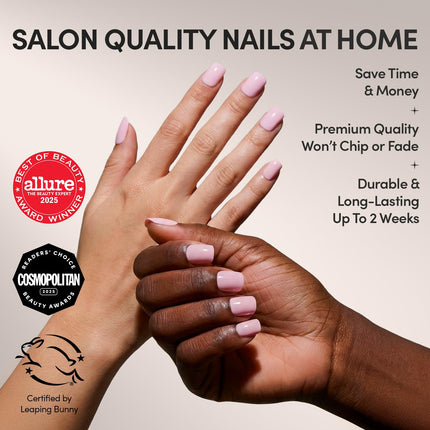Sugar BB Super Short Baby Pink Press-On Nails Kit