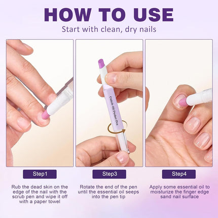 2-in-1 Cuticle Oil Pusher Pen