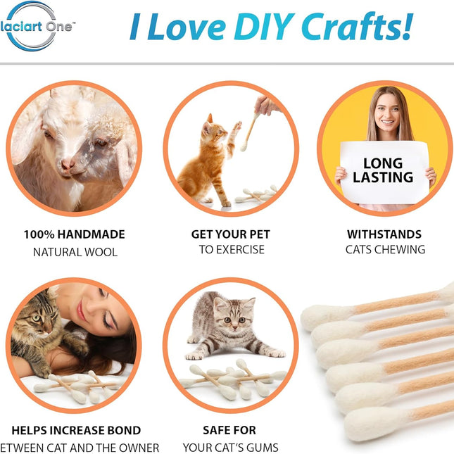 Catnip Swab Cat Toys - 6 Pack