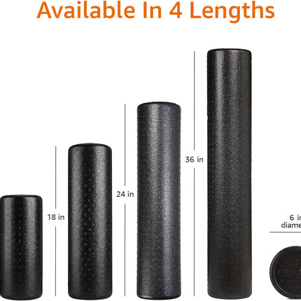 Amazon Basics Foam Roller - dimensions overview