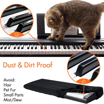 Piano Keyboard Dust Cover