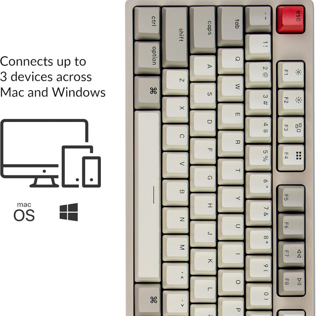 Full Size Wired Mechanical Gaming Keyboard with Brown Switches