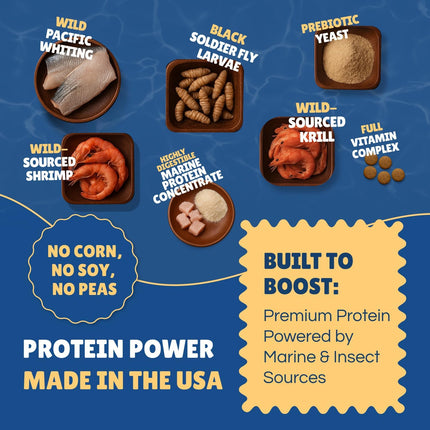 Betta Boost Pops High-Protein Fish Food Pellets, 1 oz