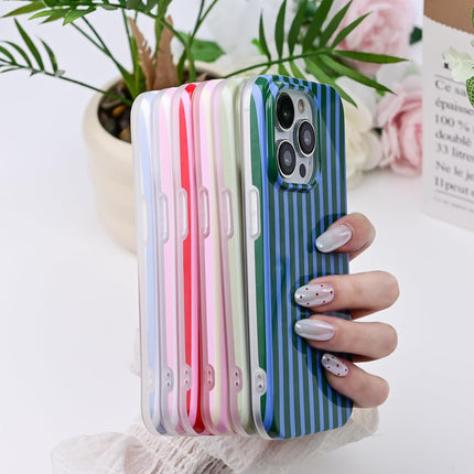 Pink and Yellow Striped Soft TPU Case for 6.1-Inch 13/14 Models