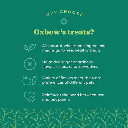 Oxbow Simple Rewards Apple Banana Treats, Timothy Hay Guinea Pig & Bunny Treats — Pet Supplies
