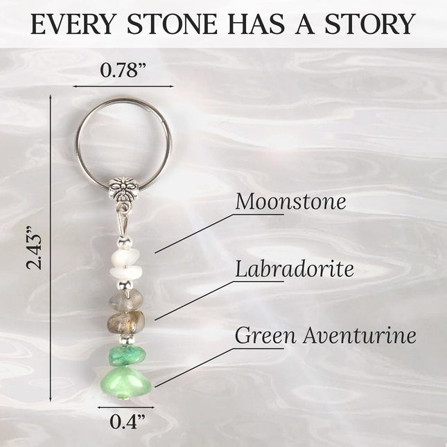 Retirement and New Beginnings Crystal Keychain Gift for Women
