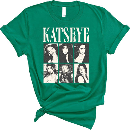 Vintage Style Photo Collage T-Shirt in Pink, Youth Small