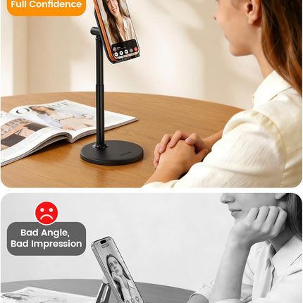 Adjustable Cell Phone Stand for Desk, 4-10 in Devices