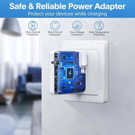 118W USB-C Fast Charger with Charge Cable