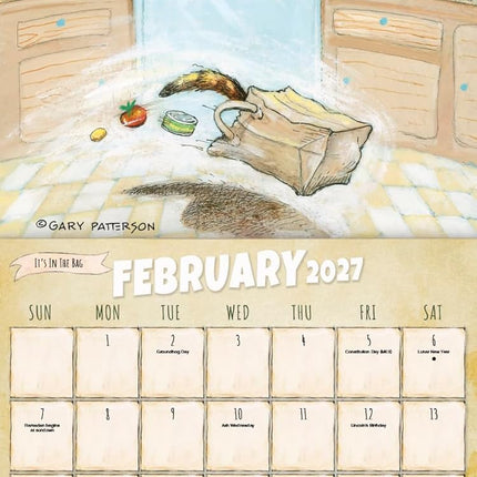 2027 Gary Patterson - Cats Wall Calendar