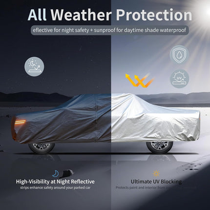 Waterproof All-Weather Full Exterior Truck Cover, 243-250 in.