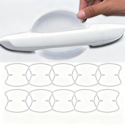 10-Pack Clear Car Door Handle Protector Film