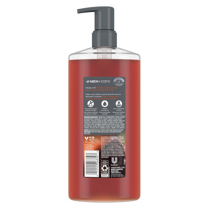 Bourbon Vanilla + Hazelnut Moisturizing Body Wash for Men, 26 oz