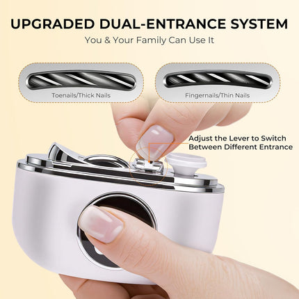 2026 3-in-1 Electric Nail Clippers with 3-Speed Trimming and Sanding