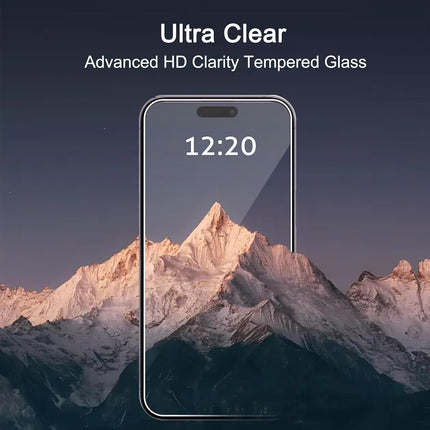 Tempered Glass Screen Protector for iPhone 16, 15, and 15 Pro 6.1 Inch - 3 Pack