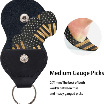 SourceToHome FuenteACasa 6 Pack Premium 0.73mm Guitar Picks, Stylish Design, Comfortable Grip, — Home & Lifestyle