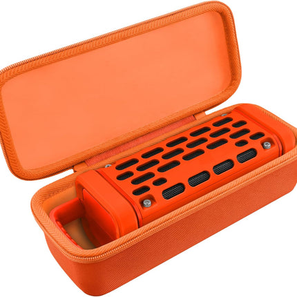 Orange Hard Shell Protective Storage Case for Outdoor Bluetooth Speaker